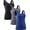 87# 3Pack:Black+Gray+Blue, variant on NELEUS Womens Compression Tank Top with Built in Sports Bra Padded for Yoga Workout,Black,US Size L