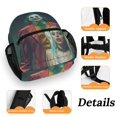 thumbnail image 3 of Joker Harley Quinn Backpack School Bag Daypack Lightweight Bookbag Adjustable Shoulders Satchel Travel Bag Rucksack, 3 of 8