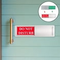 thumbnail image 4 of Señal de Privacidad Adhesiva Acrílica, Indicador de Señal de para Oficina de Negocios, Señal de Puerta de Baño , blanco Gloria No molestar la señal, 4 of 8