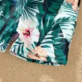 thumbnail image 3 of PatPat Toddler Boys Swim Trunks Tropical Swim Shorts Family Matching Swimsuits Two Piece Bathing Suit for Women Men Girls Boys, Green, Boy 4-5 Years, 3 of 9
