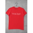 thumbnail image 5 of Old Glory Mens We The People Red Short Sleeve Graphic T Shirt, 5 of 6