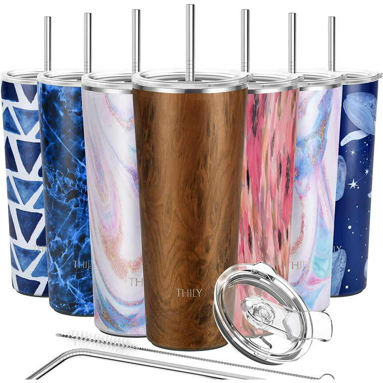 Reusable Iced Coffee Cup (16 Oz/Grande), Leak Proof and Double  Wall Insulated Iced Coffee Tumbler, Come with Reusable Plastic and Metal  Straws and Straw Cleaner: Dining & Entertaining