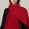 thumbnail image 5 of Extra Long Knit Scarf for Men and Women Soft Warm Winter Fashion Accessory, 5 of 7