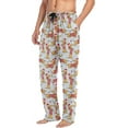 thumbnail image 2 of FREEAMG Christmas Men's Pajama Pants with Pockets Loose Lounge Sleepwear Long Pjs Bottoms, 2 of 4