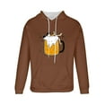 thumbnail image 4 of AnuYalue Big and Tall Hoodie for Men Beer Print Oversized Hooded Sweatshirt Winter Fall Casual Outdoor Athletic Streetwear, 4 of 5