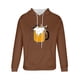 thumbnail image 4 of Sudadera con capucha para hombre, estilo casual, con cuello redondo, estampado, manga larga, blusa de poliéster, 4 of 5
