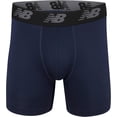 thumbnail image 3 of Calzoncillos tipo bóxer New Balance para hombre, estándar 5, rendimiento, paquete de 4, 3 of 7