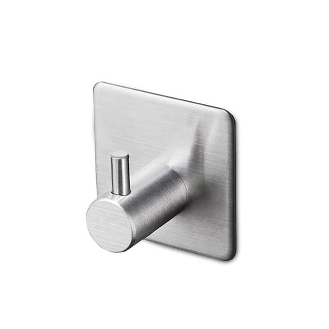 Bewildely Gancho colgante de acero inoxidable para cocina, chaquetas de pared, colgador sin taladros, estante organizador para ahorrar espacio, Type3 NO3