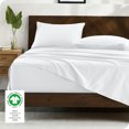 thumbnail image 4 of Bare Home Sateen Weave Pillowcase Set - 400 Thread Count - 100% Organic Cotton - Standard, White, 2-Pieces, 4 of 5