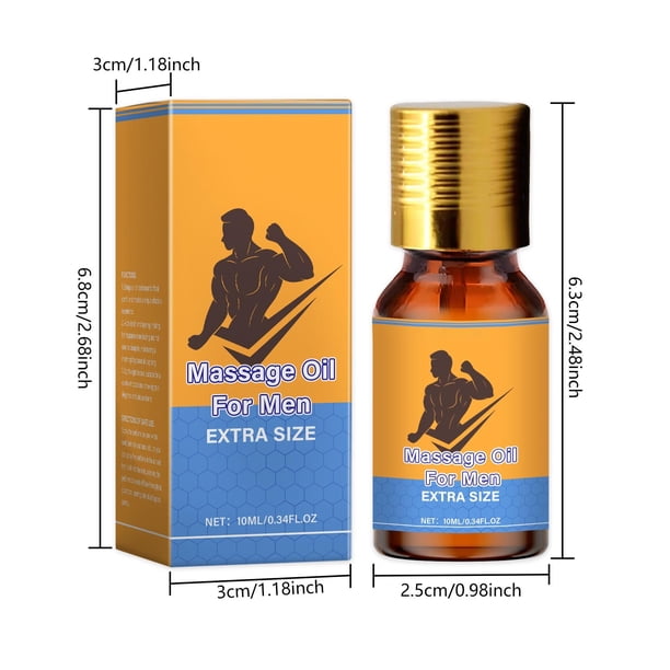 Aceite esencial para masaje masculino - 10 ml. Uso externo: hidratante, energizante y para masajes y cuidado de la piel. Agua esencial.