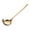 Golden, variant on AYYUFE Soup Spoon Ergonomic Design Comfortable Grip Stainless Steel BPA Free Deep Head Stirring Ladle Kitchen Supplies