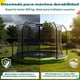 thumbnail image 2 of Trampolin 8ft 2m Brincolin Littel Monkey Empotrado Malla Seguridad Niños, 2 of 8