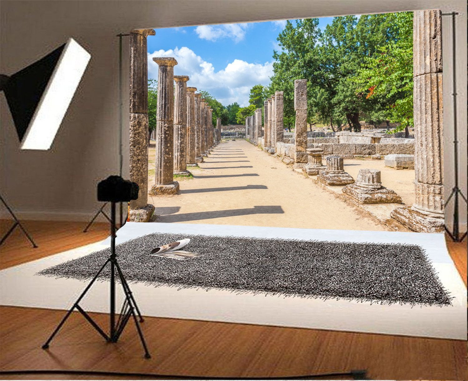 7x5ft Vinyl Photography Backdrop Ruins in Ancient Olympia Peloponnes Greece Games Landmark Scene Photo Background Children Baby Adults Portraits Backdrop 7x5ft Vinyl Photography Backdrop Ruins in Ancient Olympia Peloponnes Greece Games Landmark Scene Photo Background Children Baby Adults Portraits Backdrop