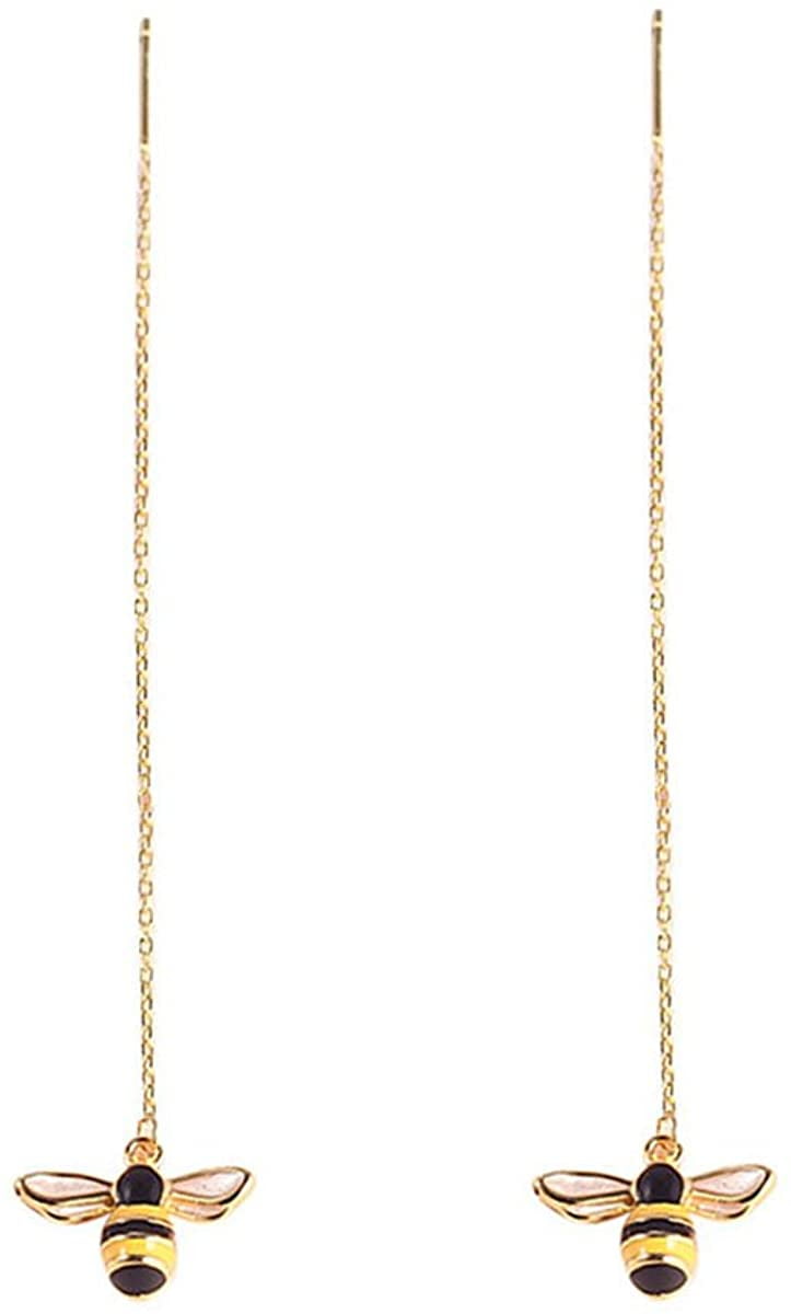 Bumble Bee Dangle Earrings for Women 