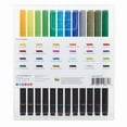 thumbnail image 2 of KINGART Pro Twin Tip Brush Markers – 24 Vibrant Colors, Art Supplies for Adult Coloring, Drawing, 2 of 6