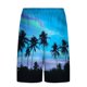 thumbnail image 2 of Pantalones Cortos para Hombre Cintura Elástica con Bolsillos, Forro de Impresión de Moda Casual para la Playa, Al Aire Libre Y el Uso Diario, 2 of 6