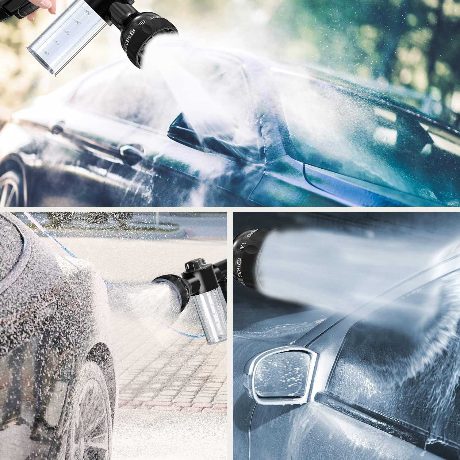 Car cleaning set - car cleaning set car foam gun microfiber sponge car cleaning set tire brush towels complete large car washing gloves