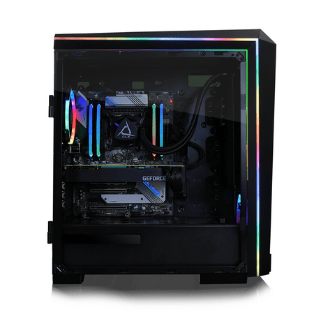 CLX SET Gaming Desktop -  Intel Core i9 10900X - 64GB Memory - NVIDIA GeForce RTX 3070 - 1TB NVMe SSD + 6TB HDD - Black