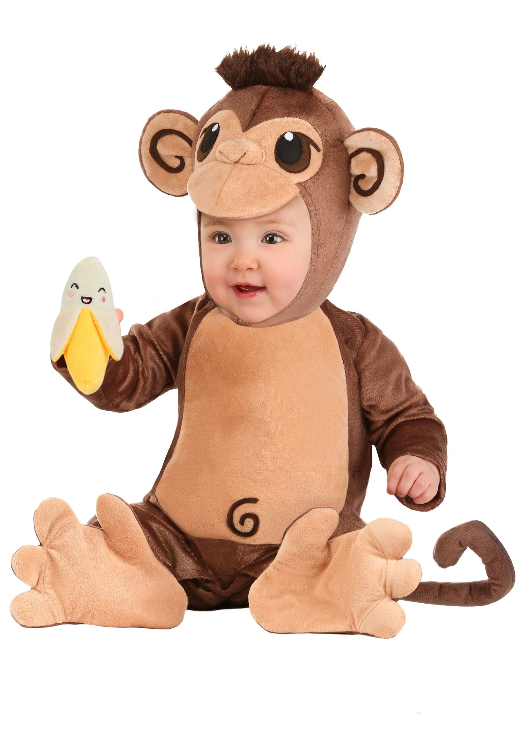 Baby Monkey Costume Walmart Com Walmart Com