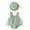 Green, variant on Gunia Toddler Outfits For Girls Newborn Infant Lace Jumpsuit Ruffles Sleeveless Bodysuit Sunsuit Outfits Set Girl Romper Clothes Sets 0-15 Months