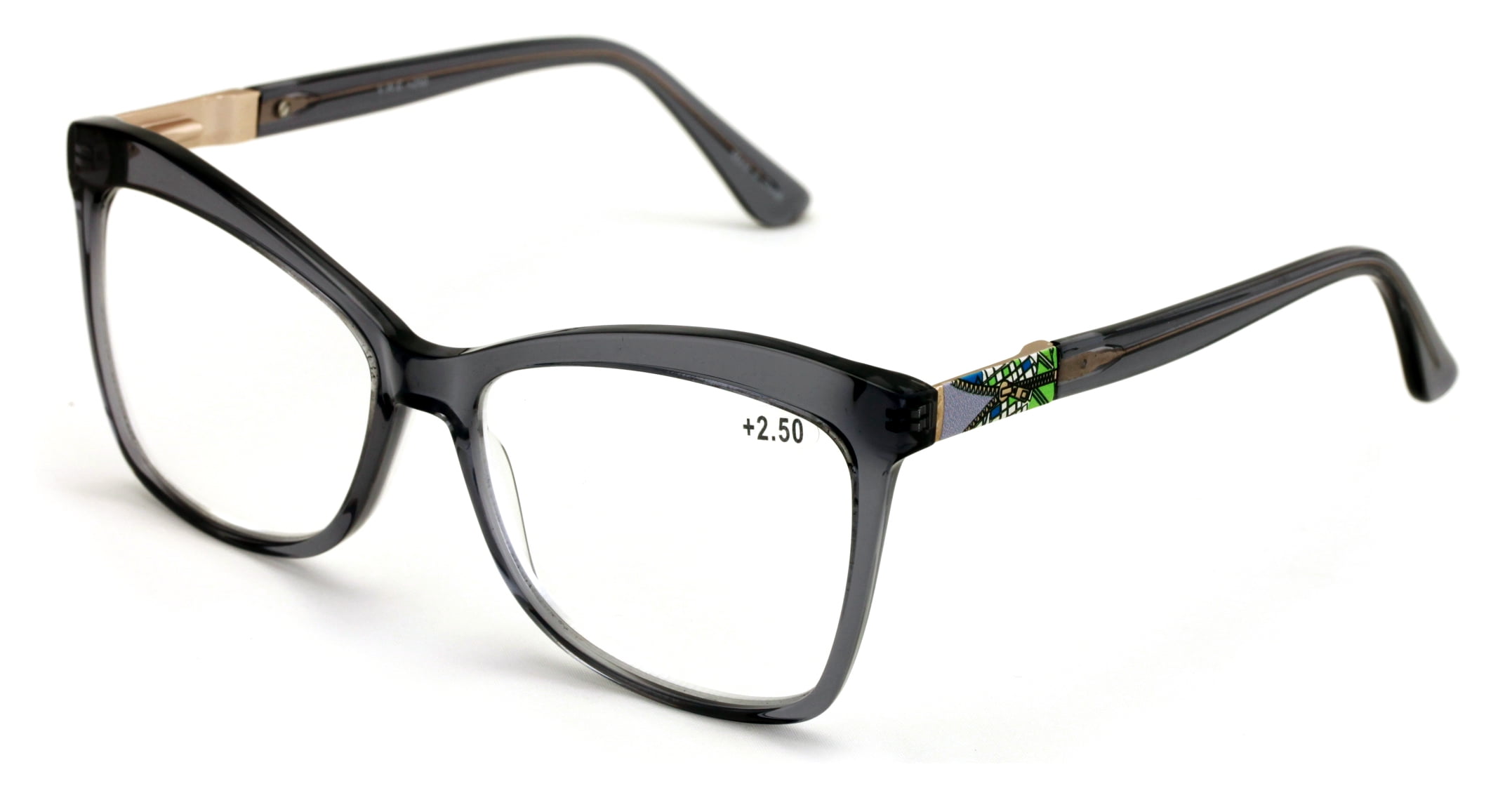 Premium Oversized Women Cateye Reading Glasses Large Field Clear Lens 