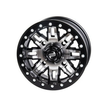 4/156 Teton Beadlock Wheel 15x7 5.0   2.0 Machined/Black for Polaris RANGER 800 HD 2010-2012