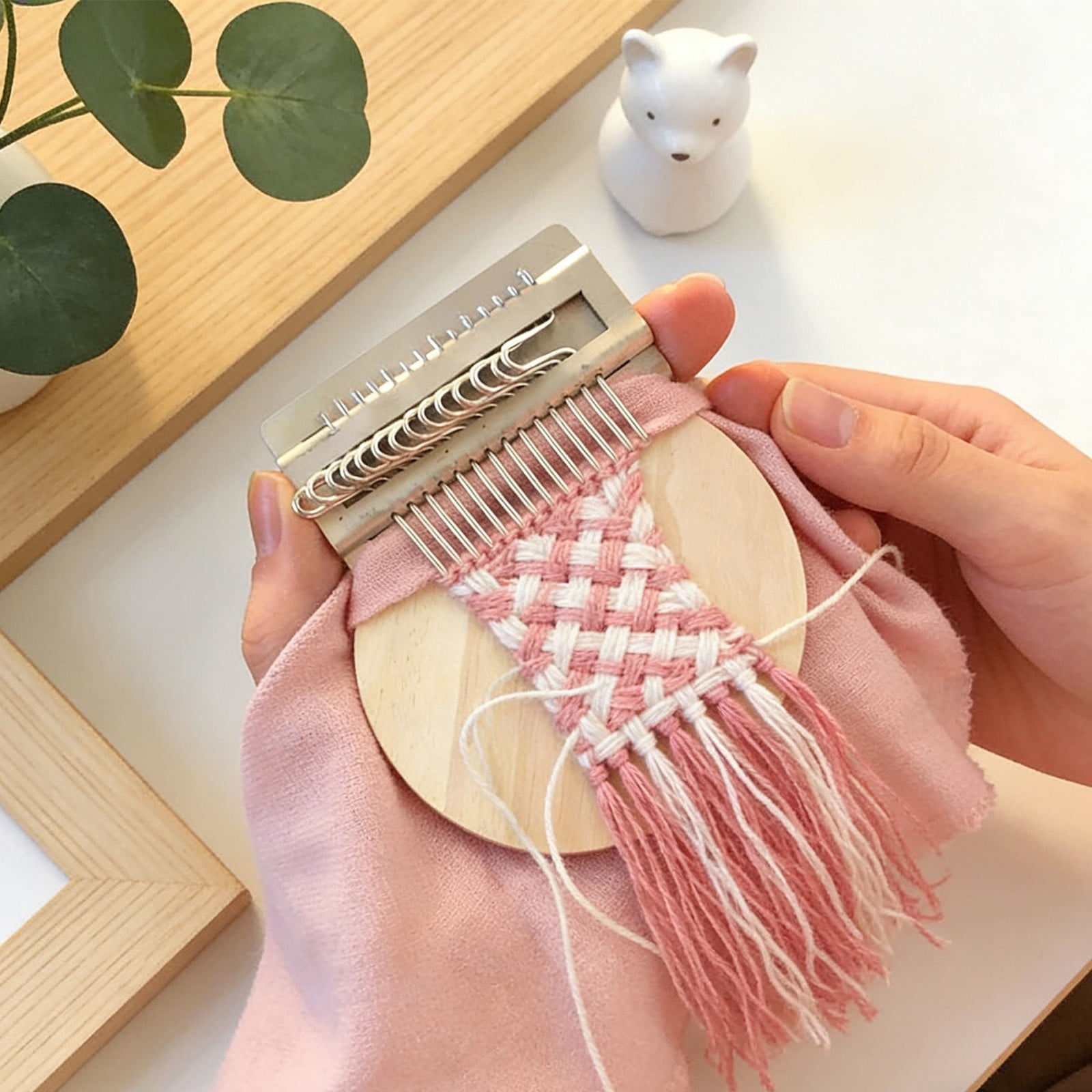 Knit Patch Loom Kit, New Most Convenient Patchmaker 2.0 Kit, Patchmaker Loom for all levels, Mended Clothes Quickly & Easily, Unleash Creativity and Bring Accomplishment (42 Hooks)