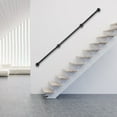 thumbnail image 5 of Steel Pipe Stair Handrail Staircase Handrail Outdoor 12 FT for Wall Mount Black, 5 of 13
