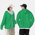 thumbnail image 3 of Rocae Forestgreen Print Breathable Sun Protection Hoodie Quick-Dry Lightweight Long Sleeve Hoodie Unisex Running Sports Shirt 3X-Large, 3 of 9