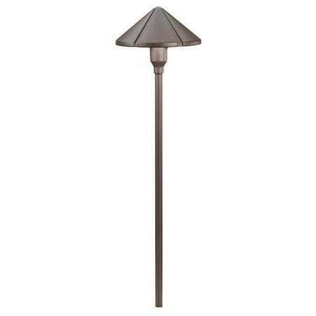 Low Voltage 1 Light Path Lamp 6 Inches Wide-Textured Architectural Bronze Finish Kichler Lighting 15326Azt