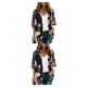 thumbnail image 3 of Sonducket Verano mujer Tops media manga cubrir frente abierto ropa viaje portátil al aire libre Casual ocio poliéster blusa regalo Type8 NO8, 3 of 6