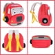 thumbnail image 2 of Mochila para niños Bolsa de guardería Bolsa de jardín de infantes Mochila escolar para auto pequeño Dibujos animados lindos para bebé niña niño de 1 a 3 años, Camión de bomberos Regalos para el día del niño JM, 2 of 5