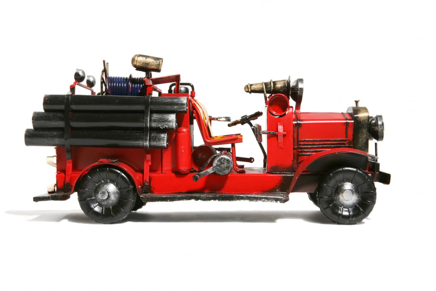 Antique Fire Truck Wall Decal By Wallmonkeys L And Stick Graphic 36 In W X 17 H Wm354503