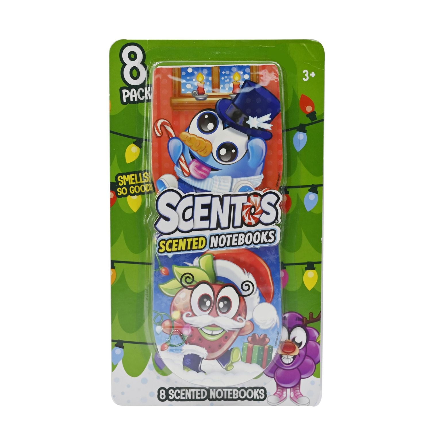 Scentos - Christmas Scented Stationary Set - 8CT Notebook