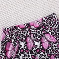 thumbnail image 6 of WERYOUNG Girl's Outfit Sets Short Sleeve Butterfly Print T-Shirts And Leopard Shorts Two Piece Outfits Casual Daily Wear Stylish Comfortable Clothing Sets, 6 of 8
