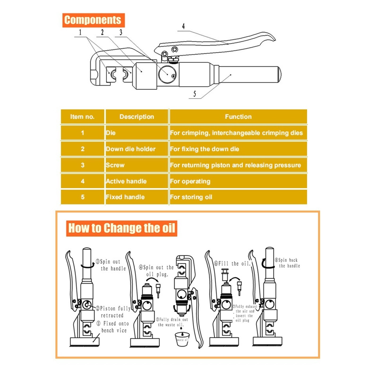 YQK-70 6T Hydraulic Crimping Tool Kit, W/ 8 Dies+Carry Case For Wire Lug Cable 4-70mm
--------
,Super Fast Cutting Speed