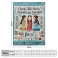 thumbnail image 4 of JEUXUS Christmas Sister Gifts, Sisters Gifts from Sister Blanket , Birthday Gifts for Sister, Big Sister Gift, Sister Xmas Gifts Ideas for Mothers Day Graduation, to My Sister Blanket, 4 of 6