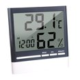 thumbnail image 2 of Mistaha Digital Hygrometer Thermometer Indoor Humidity Meter Mini Room Thermometer Accurate Humidity Gauge with Alarm Clock Memory Function for Home Greenhouse Office School, 2 of 8