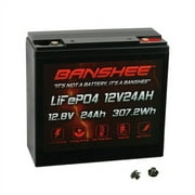 Banshee 12V 24AH Battery Replaces Dakota Lithium DL+1225AH