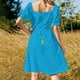 thumbnail image 3 of Stargirl by Jerry Spinelli Vestido de manga corta Vestido de mujer vestido suelto de mujer vestidos de cumpleaños para mujer, 3 of 6