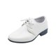 thumbnail image 5 of Zapatos de cuero para niños, estilo primaveral y otoñal, con cordones, de una sola capa, para niños de mediana edad y estudiantes, zapatos negros de alto rendimiento, 5 of 5