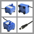 thumbnail image 2 of MYG for Pet Water Fountain Pump Replacement 12V Ultra Quiet Electric Water Feeder for Cats Dogs Multiple Types Compatible Easy Install Clean with LED Light 4.9ft Cable, 2 of 10