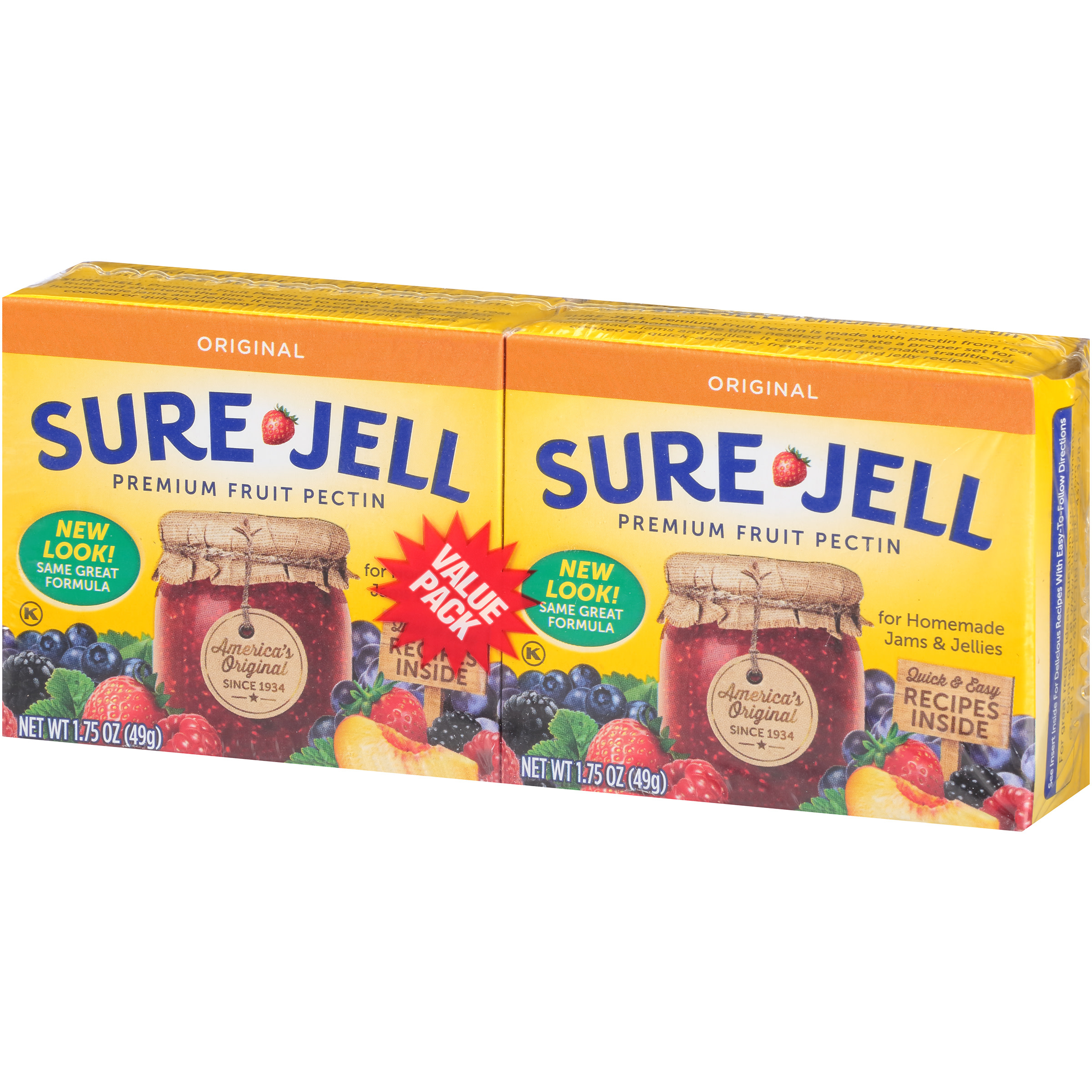 Sure-Jell Original Premium Fruit Pectin for Homemade Jams & Jellies ...