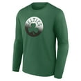 thumbnail image 2 of Men's Kelly Green Boston Celtics Gradient Logo Long Sleeve T-Shirt, 2 of 3