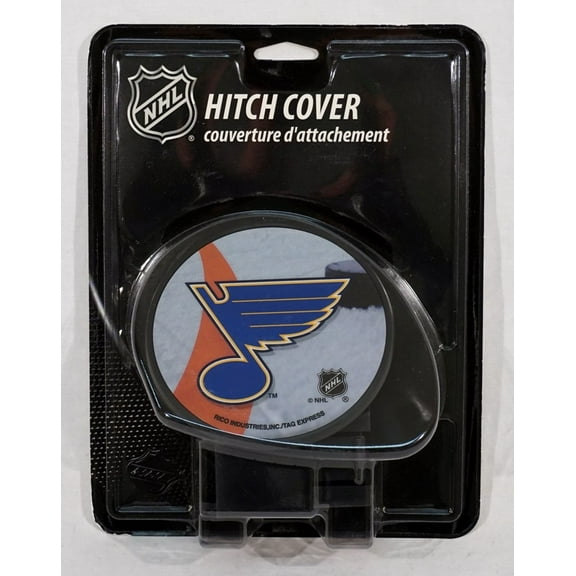 St Louis-Hockey-Blue's Plastic Trailer Hitch Cover for 2" receiver insert