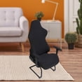 thumbnail image 4 of GROWTH TANK 2x Stretch Gaming Chair Cover Solid Color Washable Ergonomic Polyester Dustproof, 4 of 8