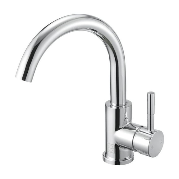 Elegant Lighting Louis Single Hole Single Handle Bathroom Faucet In Chrome