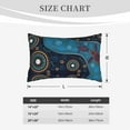 thumbnail image 6 of EasygdpBohemian Turtle Polyester Fiber Double-Sided Pillowcase,Super Soft,Comfortable And Luxurious Pillowcase,Not Easy To Break Or Deform- 14"X20", 6 of 9