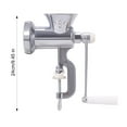 thumbnail image 5 of Shoreew Meat Grinder Stainless Steel Blade Manual Mincer 3-in-1 Sausage Maker Low Noise Operation Kitchen Meat Grinder, 5 of 7