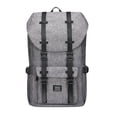thumbnail image 1 of KAUKKO Mochila Escolar de Viaje para Universidad flexible con portátil de 15",22L(Lino/Gris) KAUKKO  EP5-2-grey, 1 of 5